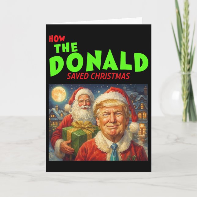 Hur Donald Trump räddade julen  Kort (Framsida)