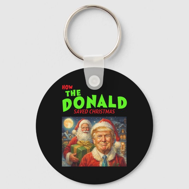 Hur Donald Trump räddade julen  Nyckelring (Framsida)