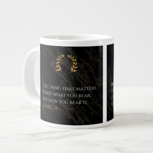 Hur du bär det - Seneca Stoisk Filosofi Citat Jumbo Mugg
