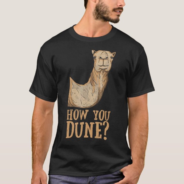 Hur du doppar en dromedaris t shirt (Framsida)