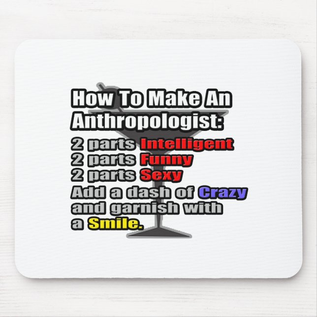 Hur du gör en antropolog musmatta (Framsidan)