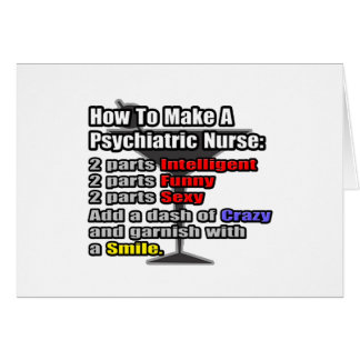 Hur du gör en psykiatrisk sjuksköterska hälsningskort