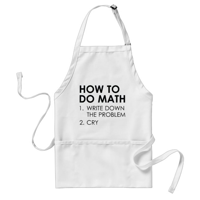 Hur du gör matematik förkläde (Framsidan)