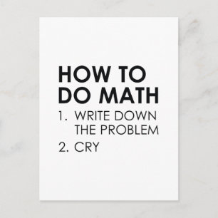 Hur du gör matematik vykort