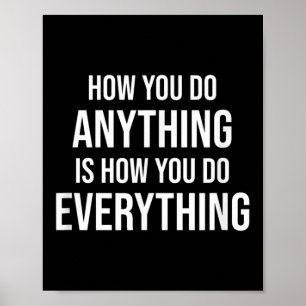 Hur du gör något Motiverande citat Entrepreneu Poster