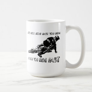 Hur du kör fort Dirt Bike Motocross Mugg Rolig