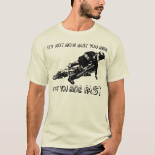 Hur du kör fort Dirt Bike Motocross T-shirt Rolig