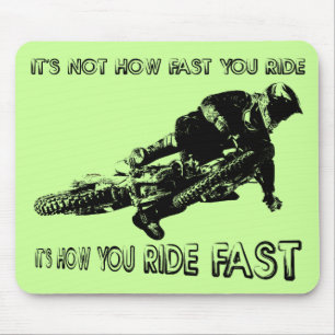 Hur du kör snabb dirt bike Motocross Musmatta