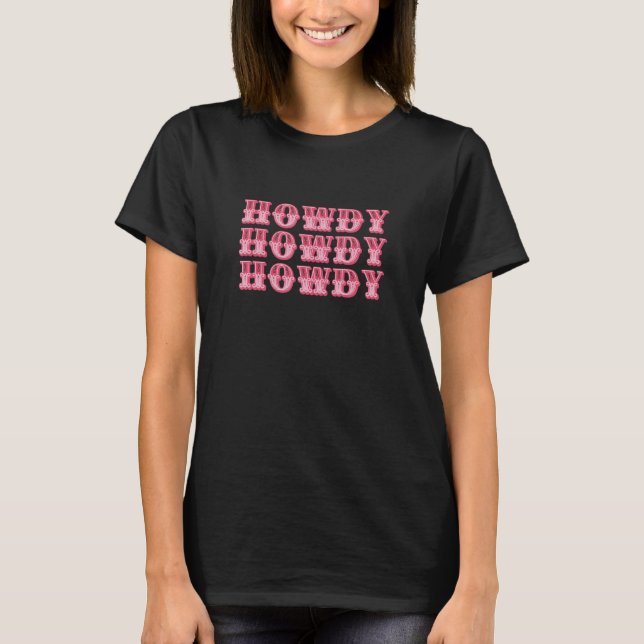Hur du mår Rymdcowgirl T Shirt (Framsida)