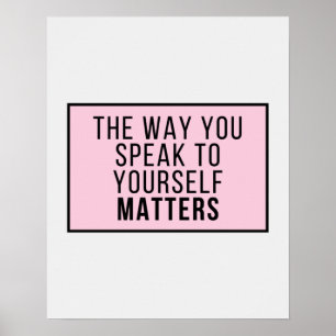 Hur du pratar med dina egna saker Poster
