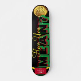 HUR ELAK DU? JMT 7 3/4-tums Skateboard-däck Mini Skateboard Bräda 18,5 Cm