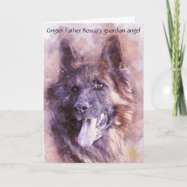 Hur en Guardian Angel Hund bevakade en katolsk prä Kort