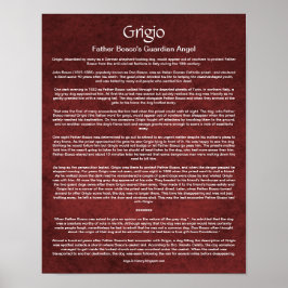 Hur en Guardian Angel Hund bevakade en katolsk prä Poster