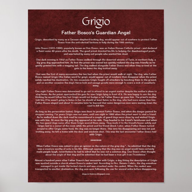 Hur en Guardian Angel Hund bevakade en katolsk prä Poster (Framsidan)