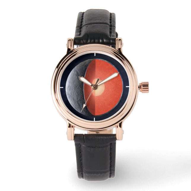 Hur en Rocky Planet formar sig. Armbandsur (Framsida)