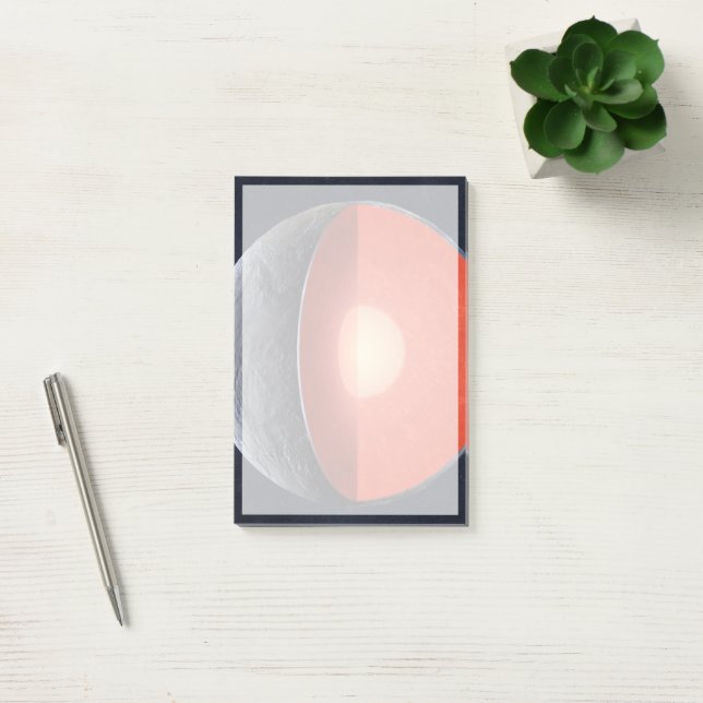 Hur en Rocky Planet formar sig. Post-it Block (Kontor)