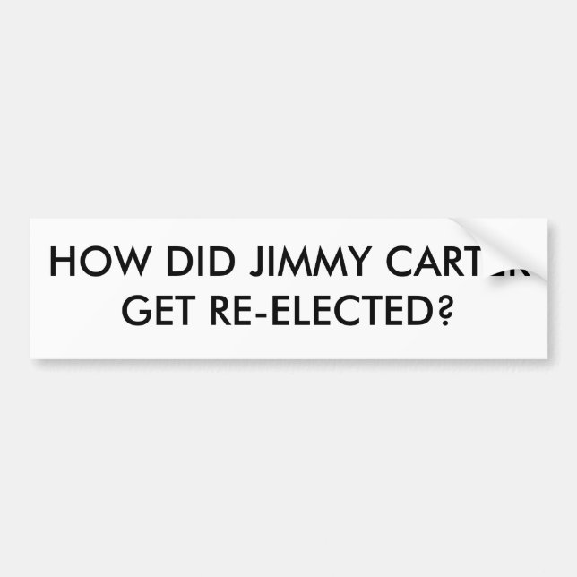 HUR FICK JIMMY CARTER BETRÄFFANDE-VALD? BILDEKAL (Framsidan)