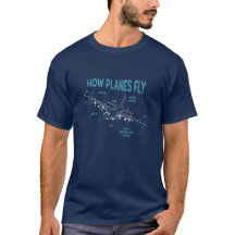 Hur flygplan flyger - flygets t-shirt