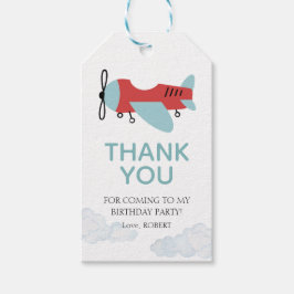 Hur flygplanet flyger födelsedag, modern Flygplan Presentetikett