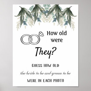 Hur gamla var de? Blommor Poster
