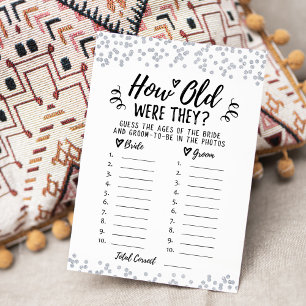 Hur gamla var de Möhippa eller Hen Party Card Inbjudningar