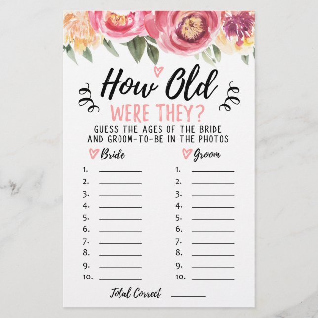 Hur gamla var de Möhippa- eller Hen Party-spel? (Framsida)