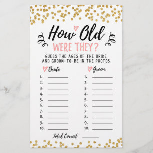 Hur gamla var de Möhippa- eller Hen Party-spel?