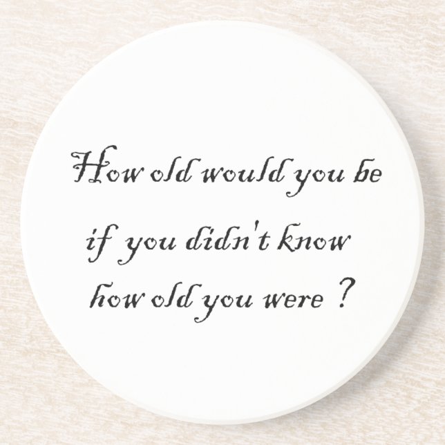 Hur gammal skulle du vara?-underlägg? underlägg (Framsidan)