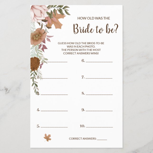 Hur gammal var Boho-höjdskärmen för jokertecken? Flygblad (Framsidan)