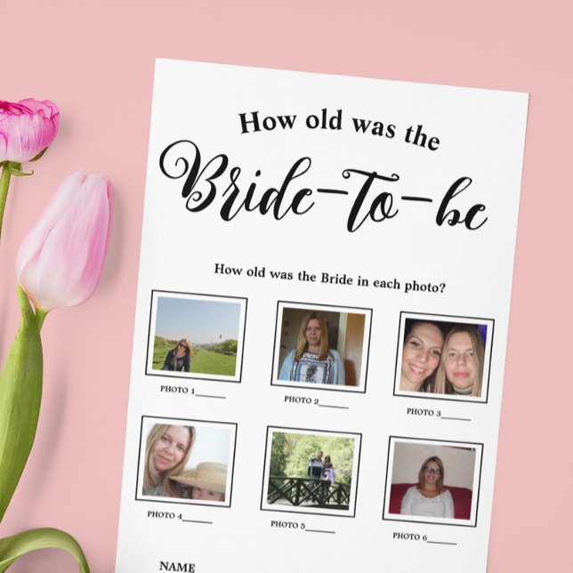 Hur gammal var Bride Möhippa Game? Inbjudningar (Skapare uppladdad)