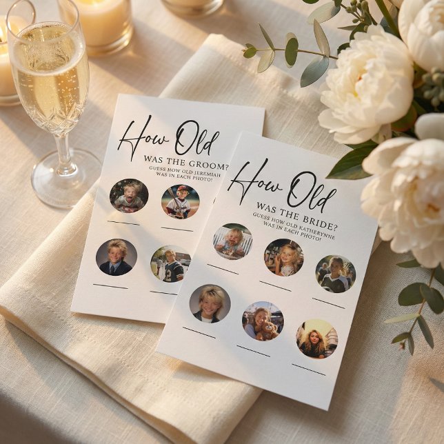 Hur gammal var brud och brudgum på förlovningsfest (Skapare uppladdad)