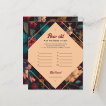 Hur gammal var bruden? Bild Game Papprare Lakan