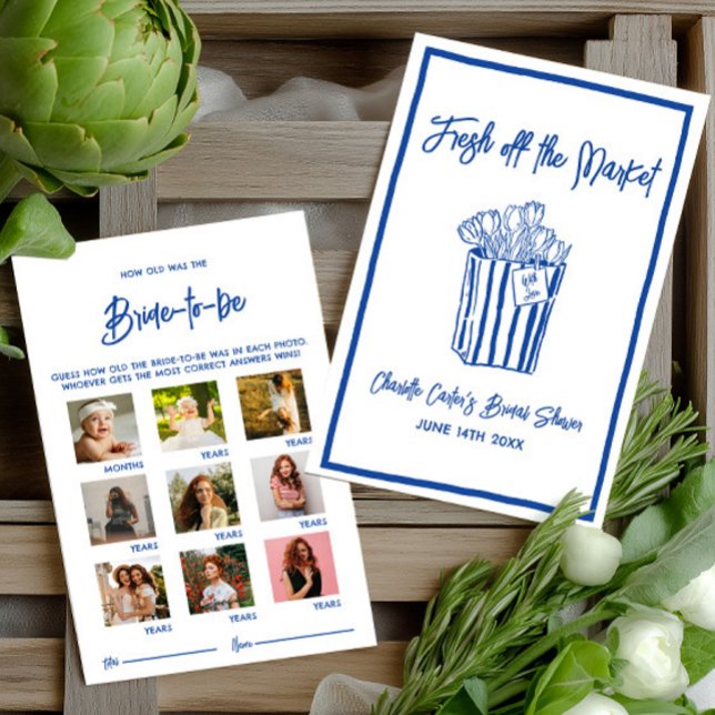Hur gammal var bruden Bröllopsduschspel (How Old Was the Bride-to-Be Bridal Shower Game)