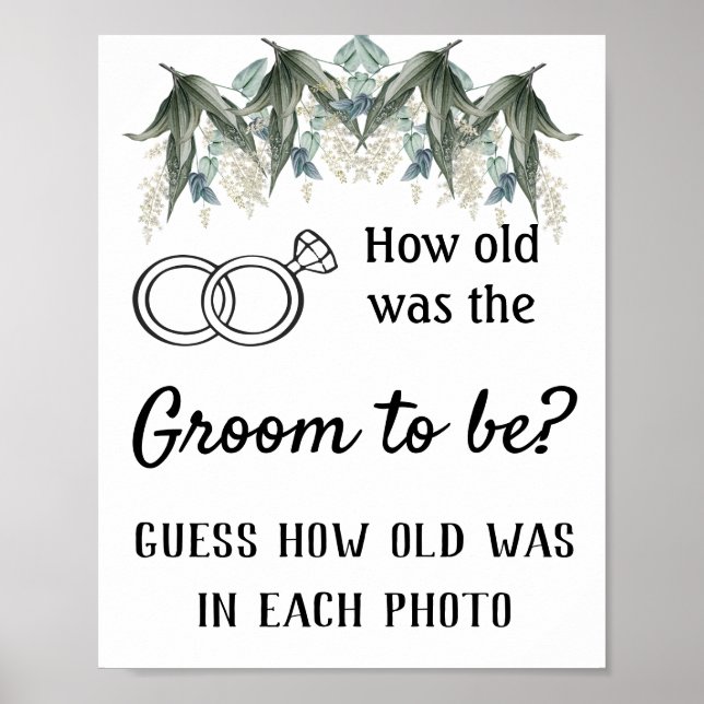 Hur gammal var Groom? Blommor Poster (Framsidan)