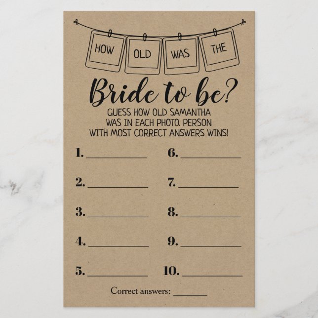 Hur gammal var hon, då hon duschade tvåsidigt spel (Framsida)