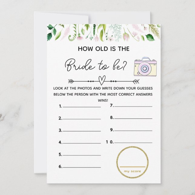 hur gammalt möhippa babyduschspel inbjudningar (Framsida)