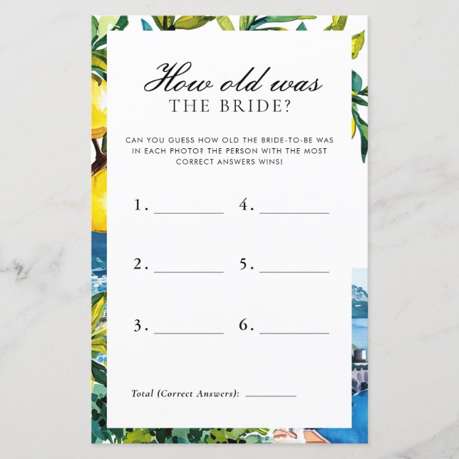 Hur gammalt var Bride Amalfi-Möhippans spel? (Framsida)