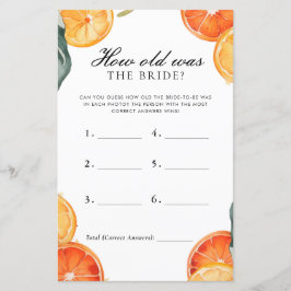 Hur gammalt var Bride Aperol-Möhippans spel?