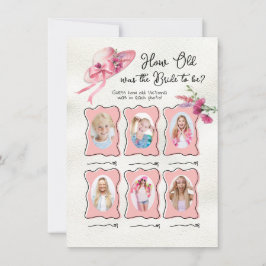 Hur gammalt var Bride Derby Rosa Hat Möhippa-spel Inbjudningar