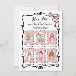 Hur gammalt var Bride Hand plockade Bow Möhippa? Inbjudningar