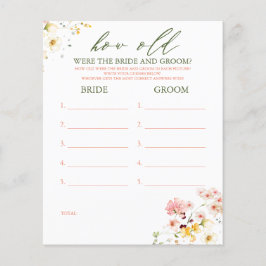 Hur gammalt var BRIDE- OCH GROOM-spelet?