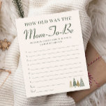 Hur gammalt var matchen på mamma Winter Baby Showe<br><div class="desc">Lägg till en roligt som vrider till firande med vårt "How Old was the Mamma" babyspel för vinter-babyn! Perfekt för att i baby införliva kallet utanför babyduschidéer passar det här spelet sömlöst in i januari-babyduschteman och julteman för temat babyduschidéer. Idealiskt för både julklumman, babydusch och andra barnduschidéer. Det kompletterar också...</div>