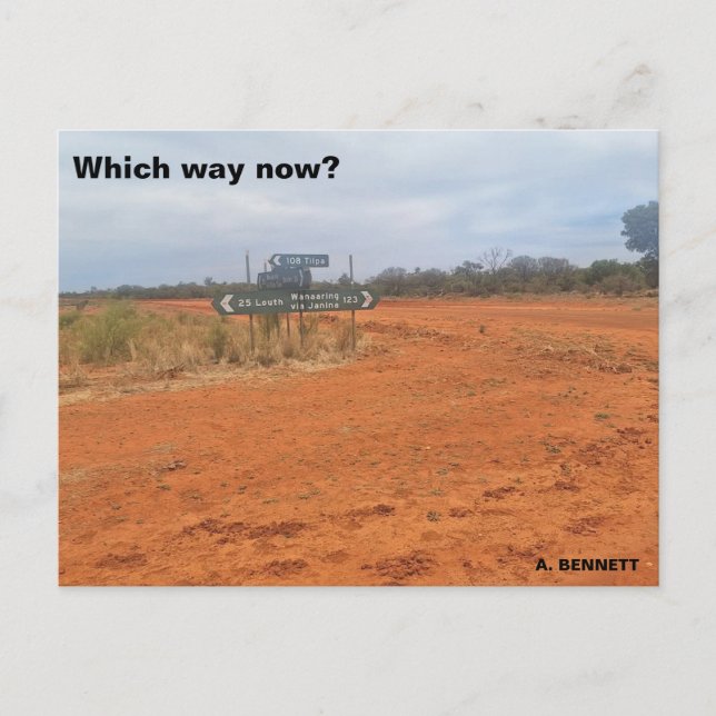 Hur går det nu? vykort (Framsida)