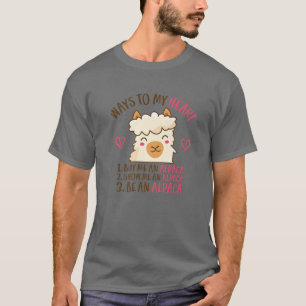Hur går det till min hjärtvalensdag Par i Kärlek L T Shirt