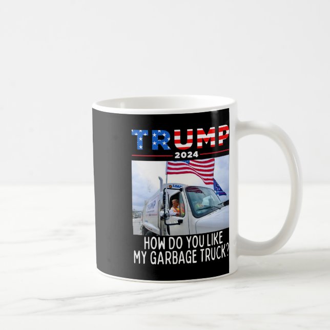 Hur gillar du min rösta på Trump-valet Kaffemugg (Höger)