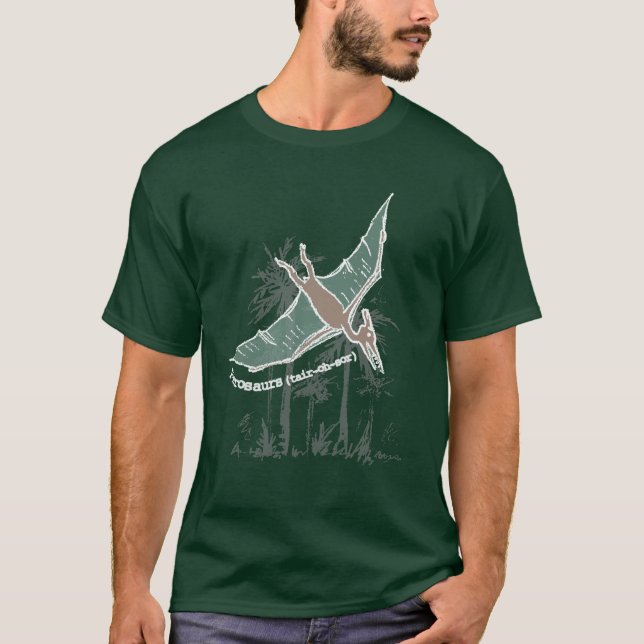 Hur gör dig något att säga Pterosaurs, Tee Shirt (Framsida)