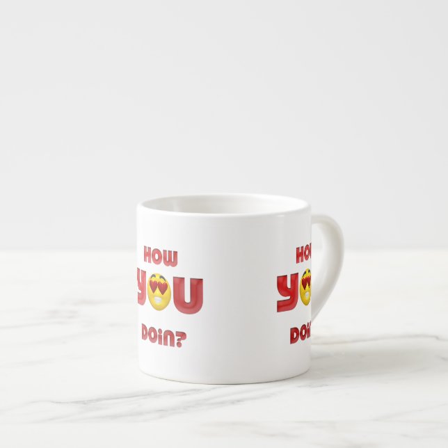 Hur gör du? espressomugg (Framsida höger)