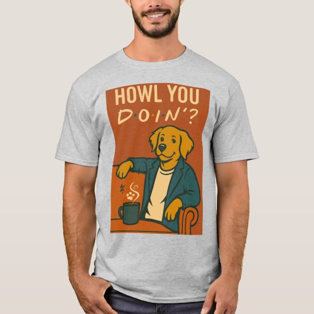 "HUR GÖR DU?" Hund om kupolkulturen T-shirt (Framsida)