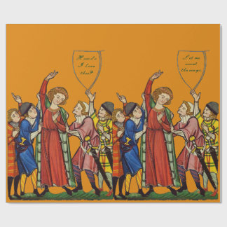 Hur gör jag kärlek där? Papper radbrytning Presentpapper