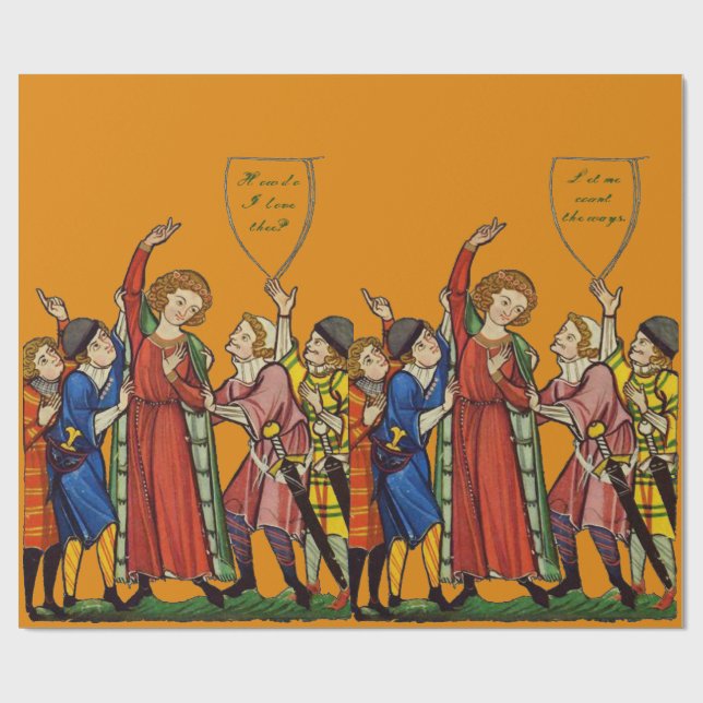 Hur gör jag kärlek där? Papper radbrytning Presentpapper (Platt)